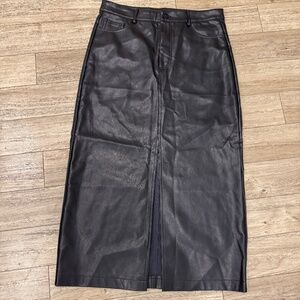 Zara leather skirt